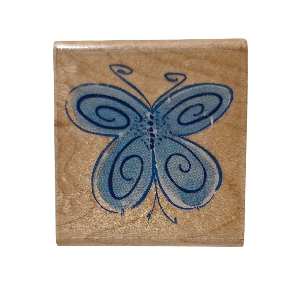Hampton Art Studio G Rubber Stamp Set Butterfly Flower‎ Chandelier Bunny - Picture 3 of 8